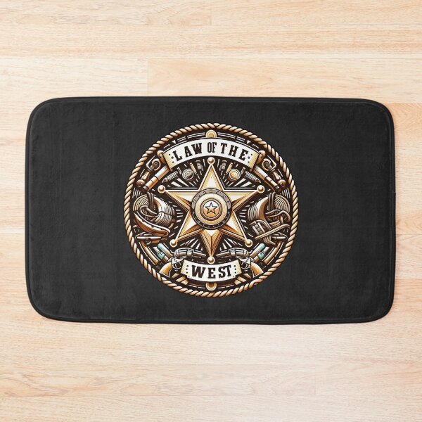 Item preview, Law Of The West Vintage Sheriff Badge designed and sold by Indoni.