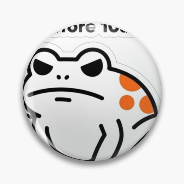 Item preview, Do Not Talk to Me Before 10am | Funny Grumpy Frog Sticker designed and sold by Inkabbmate.