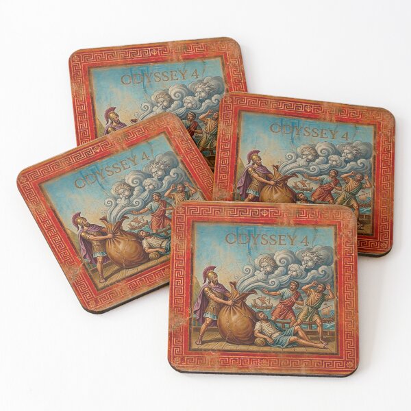 Item preview, Odyssey 4 Aeolus Wind Bag Ancient Greek Fresco Art designed and sold by codex antique.