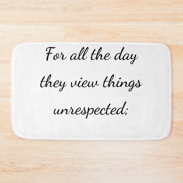 Item preview, "For all the day they view things unrespected;" - handwriting black designed and sold by ariksworld.
