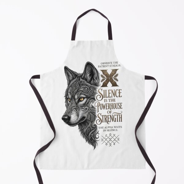 Item preview, Silence Is The Powerhouse Of Strength Wolf designed and sold by Sovereign Supply Co..