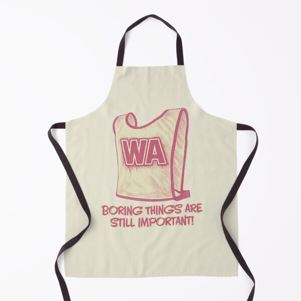 Item preview, WA Wing Attack - Netball - Boring Things are Still Important! designed and sold by Hello Bee Bee.