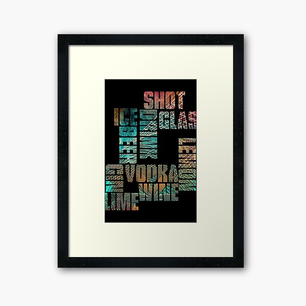 Drinks Framed Art Print