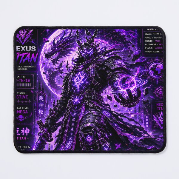 Item preview, Nexus Titan (Series 9) - Cyberpunk Future Dragon Mecha Overlord Art designed and sold by RiteshCenter.