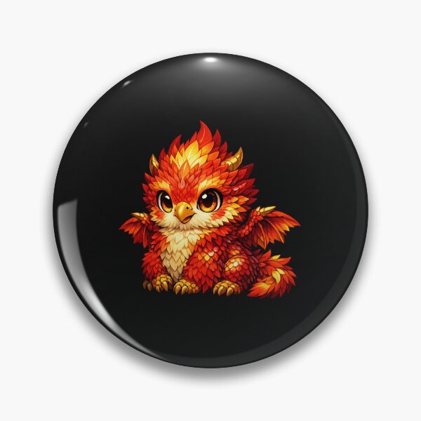 Item preview, Embercrest Phoenix Hatchling designed and sold by HollyAllenzo.