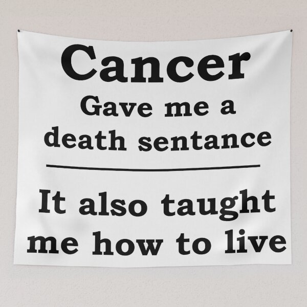 Item preview, Cancer gave me a death sentance designed and sold by Doug Cliff.