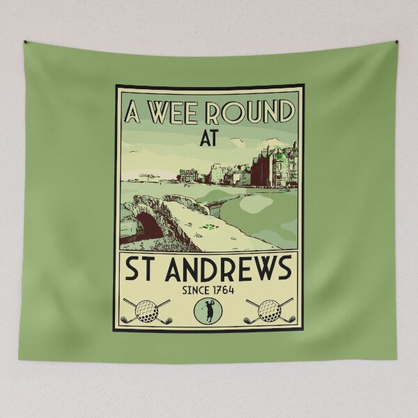 Item preview, St Andrews Scottish Golf Art designed and sold by happygiftideas.