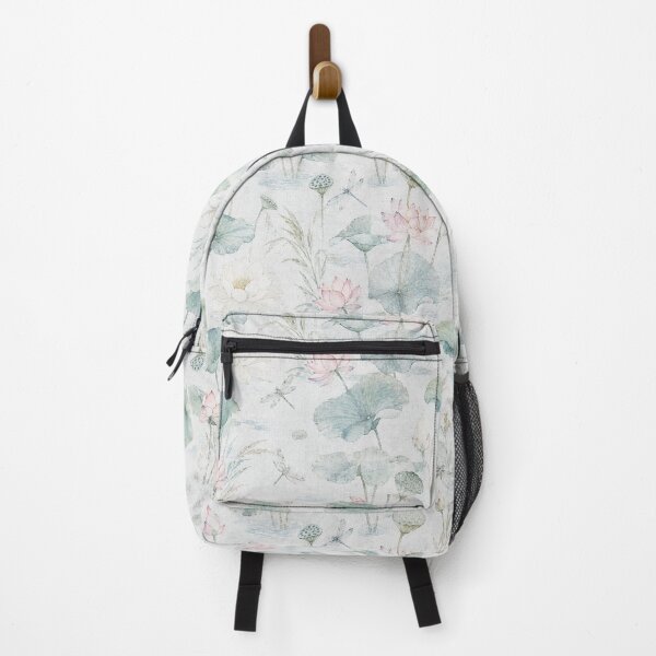 Item preview, Vintage Lotus Botanical Seamless Pattern(light) designed and sold by Siam Soul Studio.