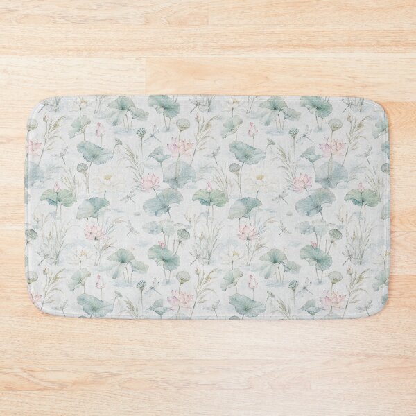 Item preview, Vintage Lotus Botanical Seamless Pattern(light) designed and sold by Siam Soul Studio.