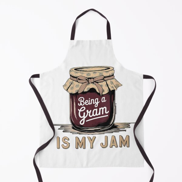 Item preview, Womens Being a Gram is My Jam Funny Grandma Jar V-Neck T-Shirt designed and sold by Voila-creative.