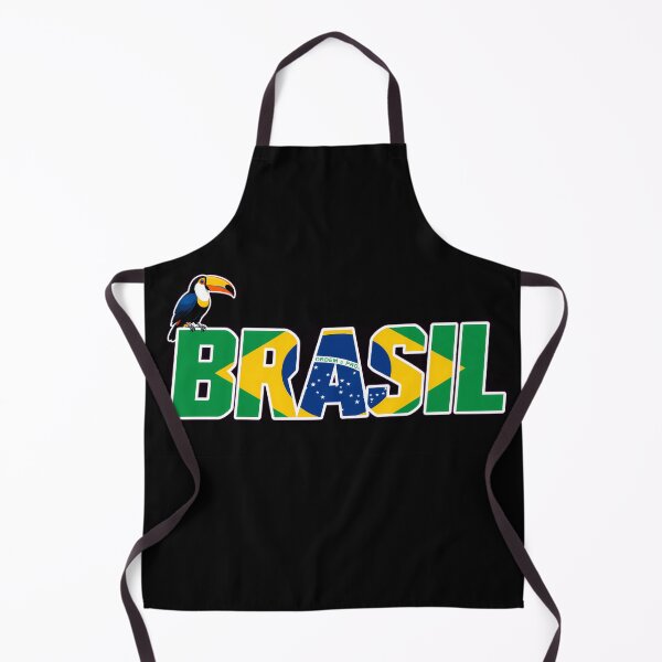 Item preview, Brasil Flag Typography with Tropical Toucan designed and sold by LuisWorks.