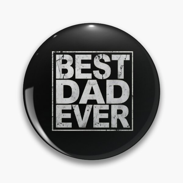Item preview, Best Dad Ever Distressed Grunge Text Square designed and sold by StranHabesre51.