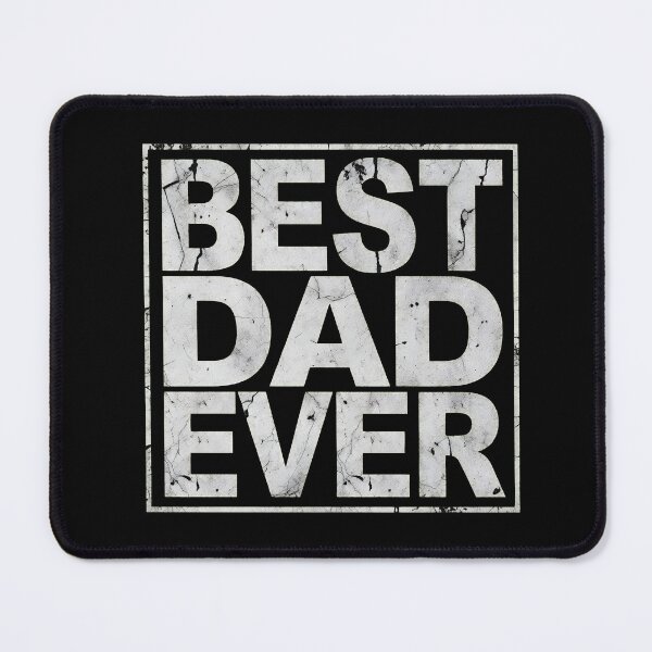 Item preview, Best Dad Ever Distressed Grunge Text Square designed and sold by StranHabesre51.