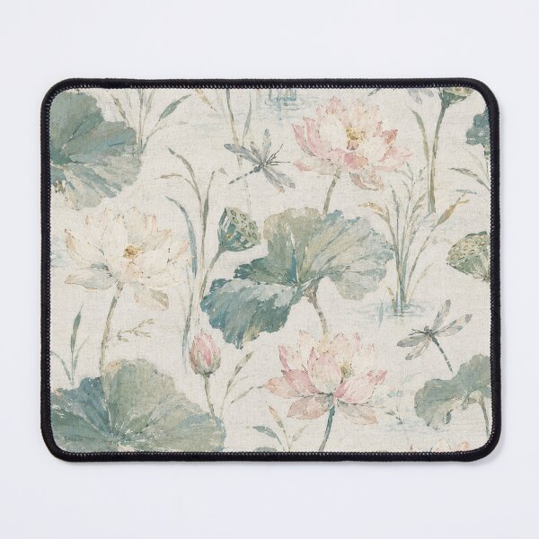 Item preview, Vintage Lotus Botanical Seamless Pattern designed and sold by Siam Soul Studio.