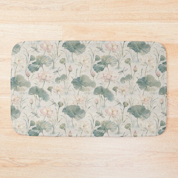 Item preview, Vintage Lotus Botanical Seamless Pattern designed and sold by Siam Soul Studio.