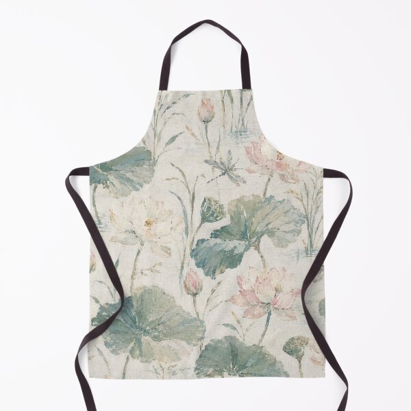 Item preview, Vintage Lotus Botanical Seamless Pattern designed and sold by Siam Soul Studio.