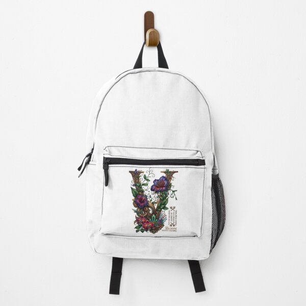 Item preview, Letter V Floral Typography Bloom With Heart designed and sold by Sovereign Supply Co..