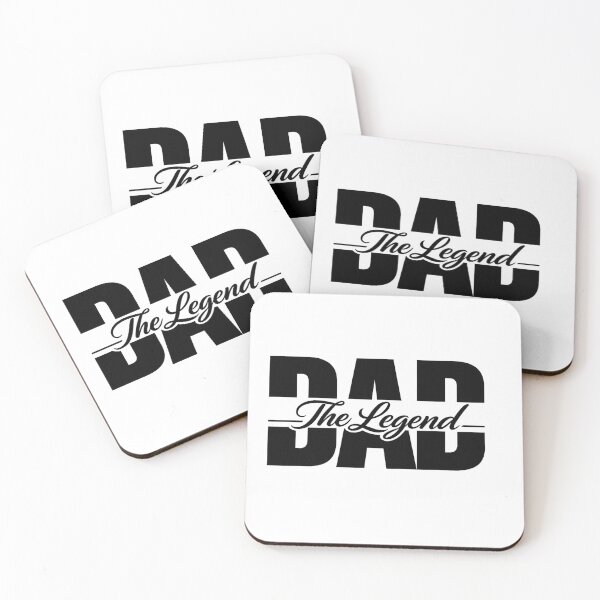 Item preview, Dad The Legend Funny Fathers Day Gift Premium Minimalist Typography T-Shirt designed and sold by VaultVibes.
