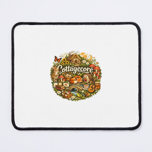 Item preview, Cottagecore Dreams – Whimsical Forest Life Sticker designed and sold by vinothmech53.
