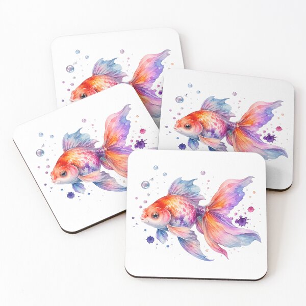 Item preview, Dreamy Pastel Goldfish Glow designed and sold by Jaideep Walia.