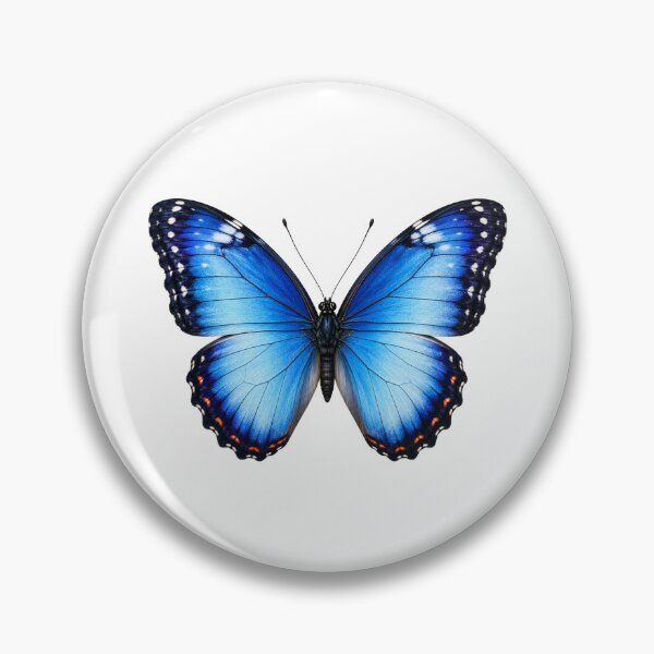 Item preview, Blue Butterfly – Elegant Butterfly Illustration designed and sold by Seculinator.