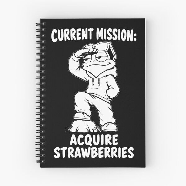Item preview, Current Mission Acquire Strawberries designed and sold by JustLaughCo.