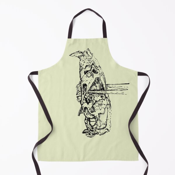 Item preview, Rat Skull & Skewers - (#EAEFC8) designed and sold by The Stippler Process.