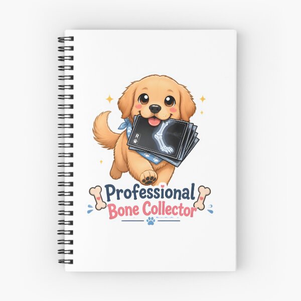 Item preview, Professional Bone Collector | Cute Veterinary Radiology Golden Retriever designed and sold by Bettybee00.