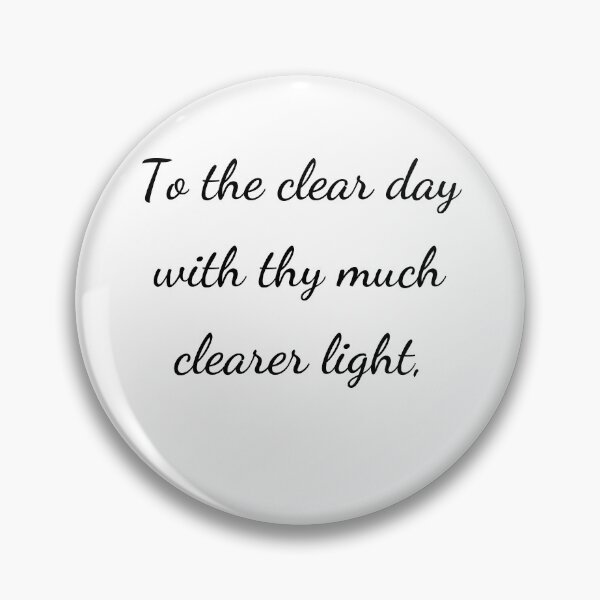 Item preview, "To the clear day with thy much clearer light," - handwriting black designed and sold by ariksworld.