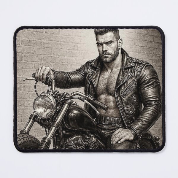Item preview, Tom of Finland Tribute - Wanna Ride Gay Berlin Leather Biker Leder Pride Graphic Design designed and sold by ItsAKinkThing.
