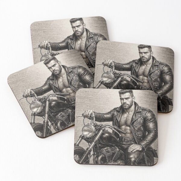 Item preview, Tom of Finland Tribute - Wanna Ride Gay Berlin Leather Biker Leder Pride Graphic Design designed and sold by ItsAKinkThing.