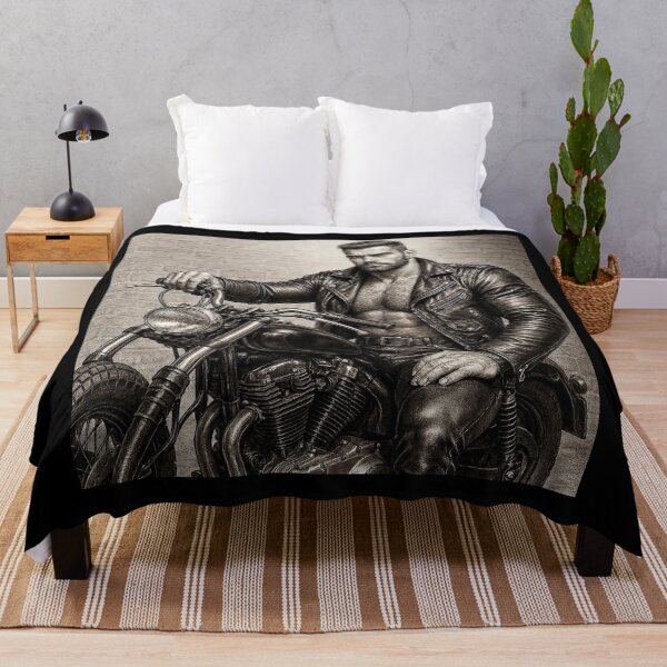 Item preview, Tom of Finland Tribute - Wanna Ride Gay Berlin Leather Biker Leder Pride Graphic Design designed and sold by ItsAKinkThing.