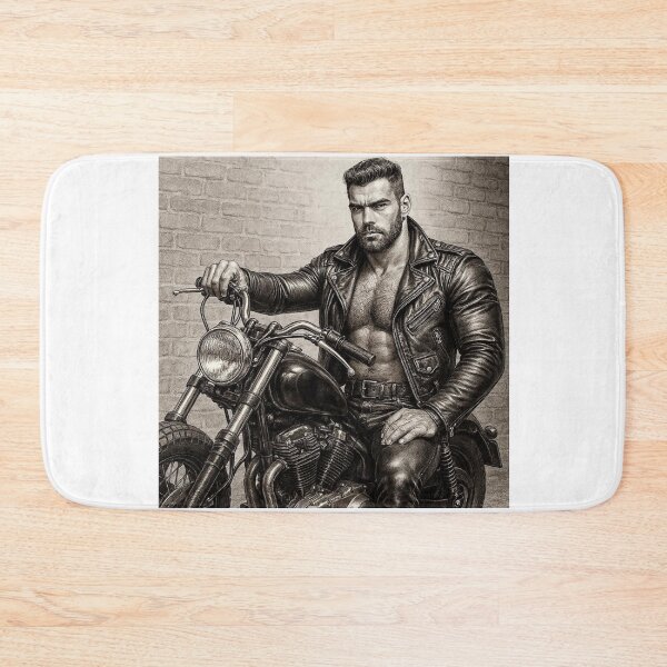 Item preview, Tom of Finland Tribute - Wanna Ride Gay Berlin Leather Biker Leder Pride Graphic Design designed and sold by ItsAKinkThing.