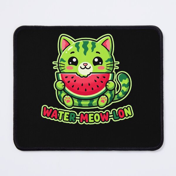 Item preview, Cute Water-Meow-lon Watermelon Cat Summer Vacation Kids Girl designed and sold by Littermin.