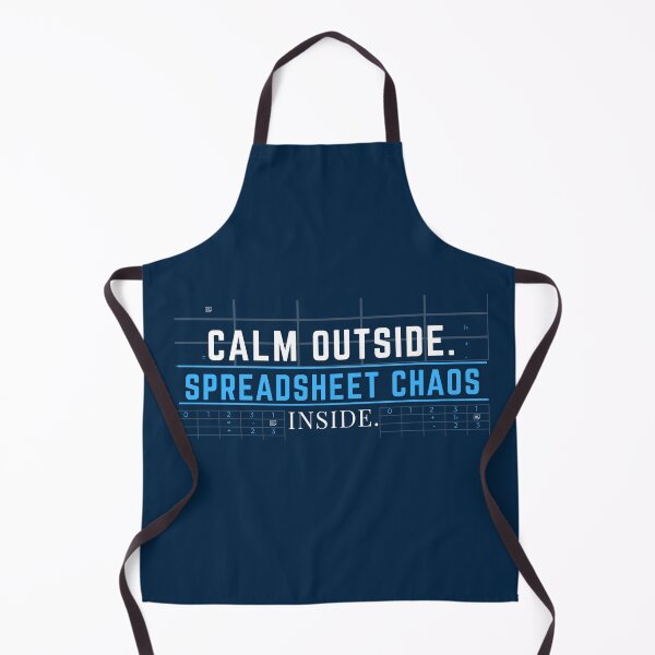 Item preview, Calm Outside Spreadsheet Chaos Inside | Funny CPA Accountant Spreadsheet Humor designed and sold by FCA SIR MERCH .