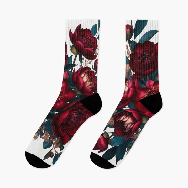 Item preview, Burgundy Peony Bouquet Floral Botanical Design designed and sold by GalleryPeak.