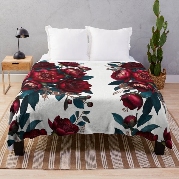 Item preview, Burgundy Peony Bouquet Floral Botanical Design designed and sold by GalleryPeak.