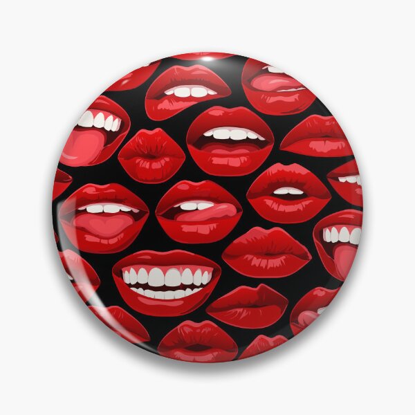 Item preview, Lips Pattern Female Girl Woman Smile Smiling Feminist designed and sold by GrandeDuc.