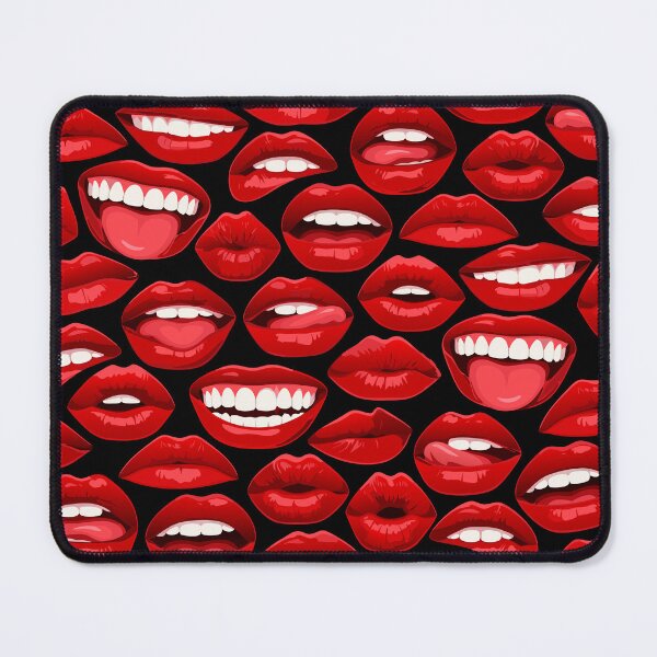 Item preview, Lips Pattern Female Girl Woman Smile Smiling Feminist designed and sold by GrandeDuc.