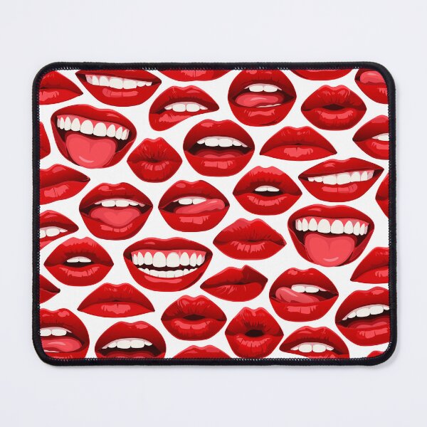 Item preview, Lips Pattern Female Girl Woman Smile Smiling Feminist designed and sold by GrandeDuc.