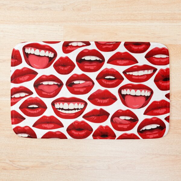Item preview, Lips Pattern Female Girl Woman Smile Smiling Feminist designed and sold by GrandeDuc.