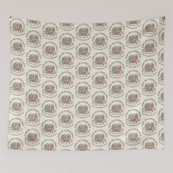 Item preview, Going on Stupid Walk for My Dumb Mental Brain Health Snail 1 designed and sold by ChinkyCat Official.
