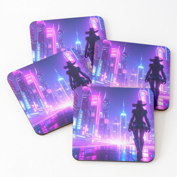 Item preview, Cowgirl Walk Down The Futuristic City designed and sold by Berhasildorothy.