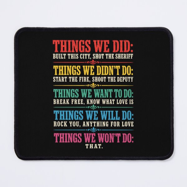 Item preview, Retro Things We Did Music Song Lyrics Vintage designed and sold by KarimSoCute.
