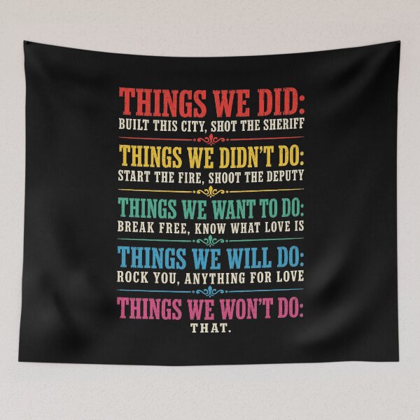 Item preview, Retro Things We Did Music Song Lyrics Vintage designed and sold by KarimSoCute.