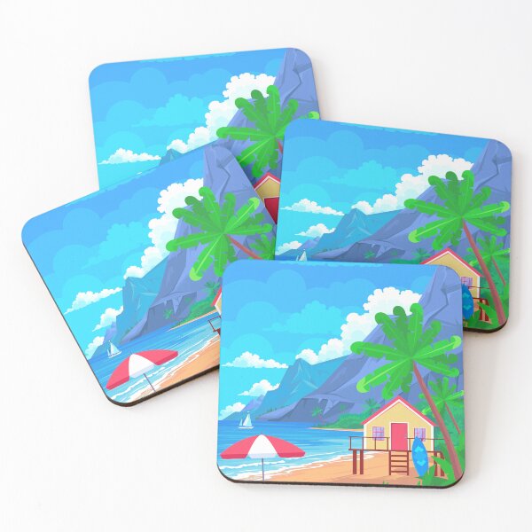 Item preview, Tropical Beach Cabin Escape designed and sold by Mashmuh.