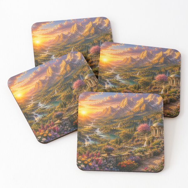 Item preview, Emerald River Paradise Oil Painting designed and sold by Pond21.