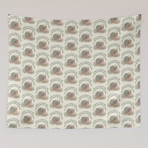 Item preview, Going on Stupid Walk for My Dumb Mental Brain Health Snail 2 designed and sold by ChinkyCat Official.