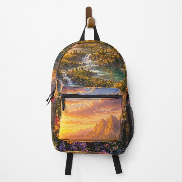 Item preview, Emerald River Paradise Oil Painting designed and sold by Pond21.