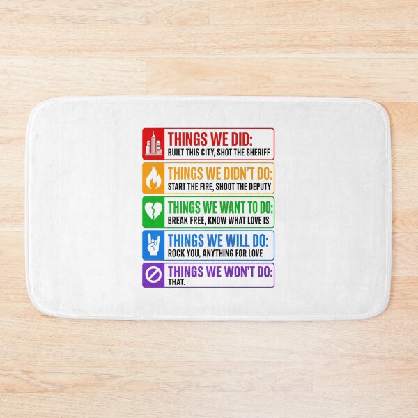 Item preview, Music Song Lyrics Things We Did. Want To Do. Will Do. Won't Do designed and sold by KarimSoCute.